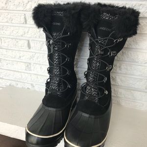 Lands End Womens Alpine Snow Boots 